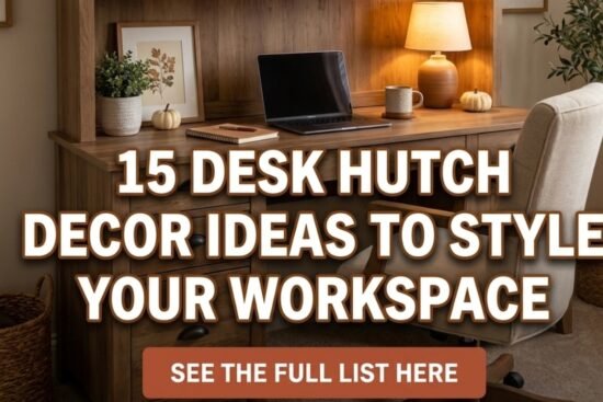 15 Desk Hutch Decor Ideas to Style Your Workspace