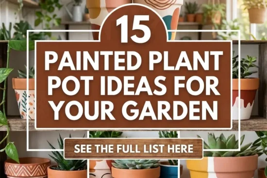 15 Painted Plant Pot Ideas for Your Garden