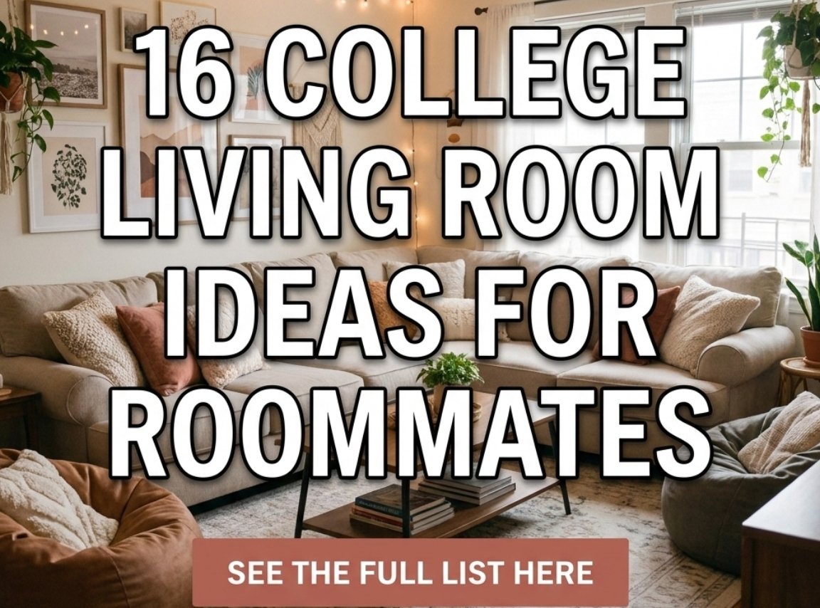 16 College Living Room Ideas for Roommates