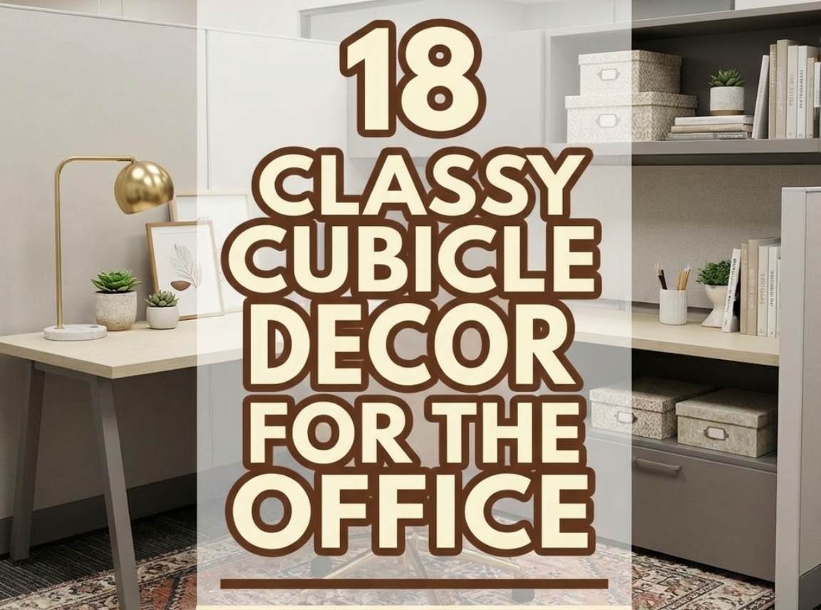 18 Classy Cubicle Decor Ideas for the Office