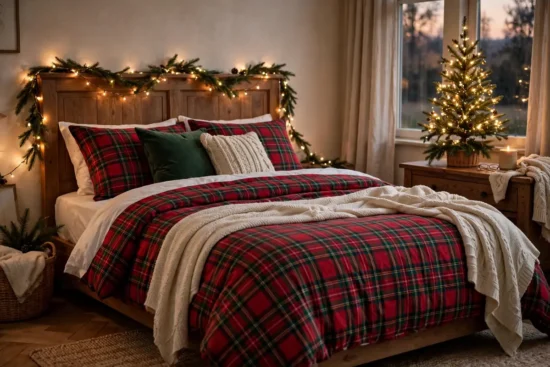 Featured image: 15 Christmas Bedroom Decor Ideas for a Cozy Holiday Season