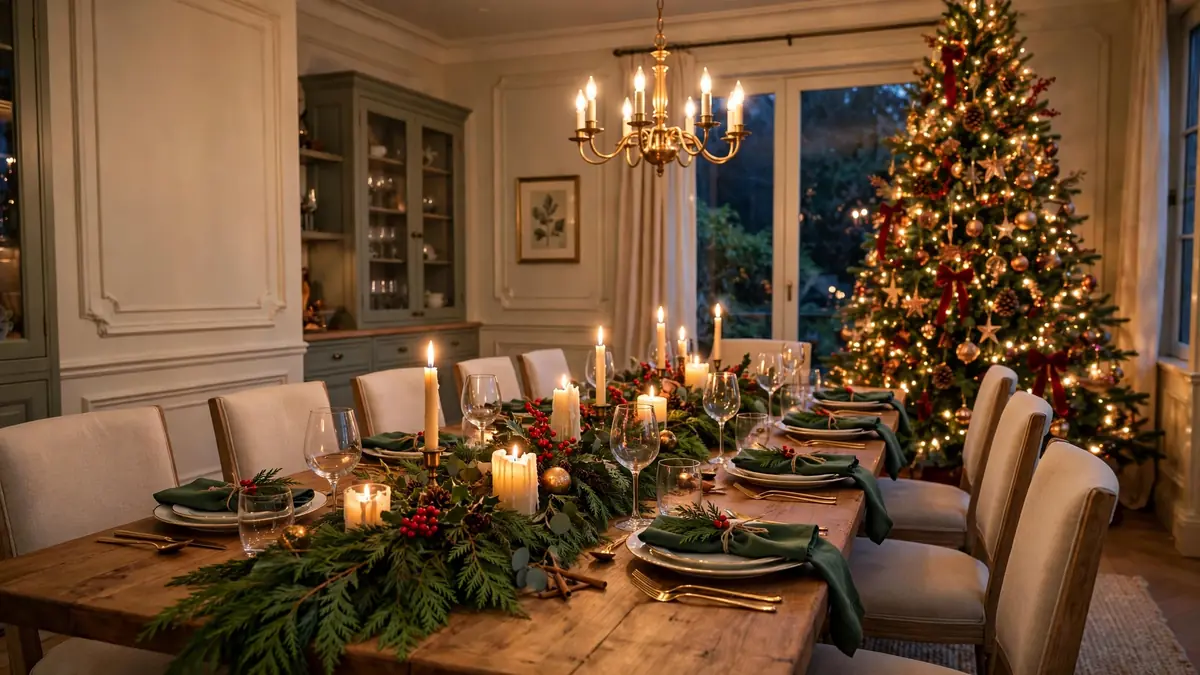 Featured image: 15 Christmas Dining Room Ideas for a Festive Feast