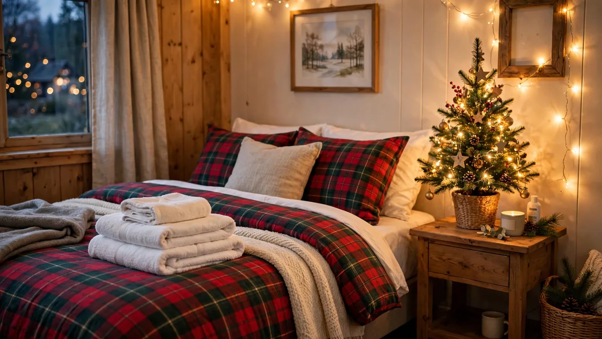 Featured image: 15 Christmas Guest Room Ideas for Holiday Visitors