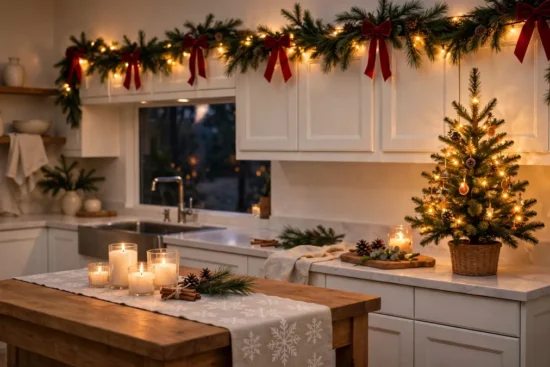 Featured image: 15 Christmas Kitchen Decor Ideas for a Merry and Bright Home