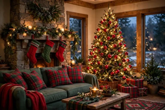 Featured image: 15 Christmas Living Room Decor Ideas for a Warm Holiday Home
