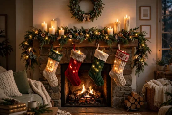 Featured image: 15 Christmas Mantel Decor Ideas for a Warm and Festive Home