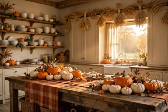 Featured image: 15 Fall Kitchen Decor Ideas for a Cozy Gathering Space