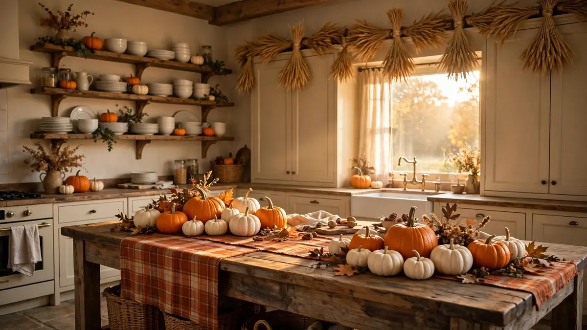 Featured image: 15 Fall Kitchen Decor Ideas for a Cozy Gathering Space