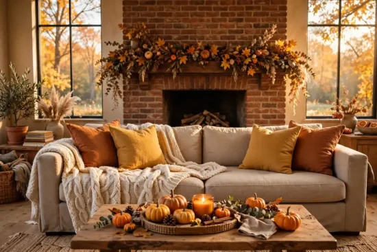 Featured image: 15 Fall Living Room Decor Ideas for a Cozy Home