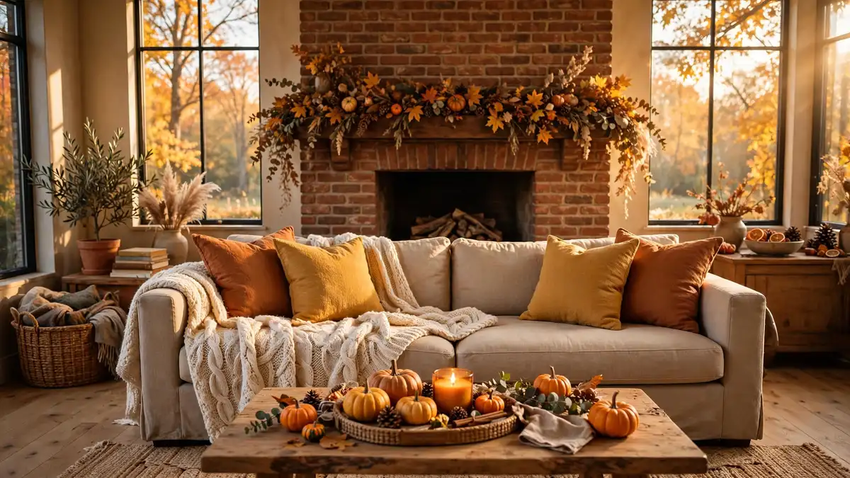 Featured image: 15 Fall Living Room Decor Ideas for a Cozy Home