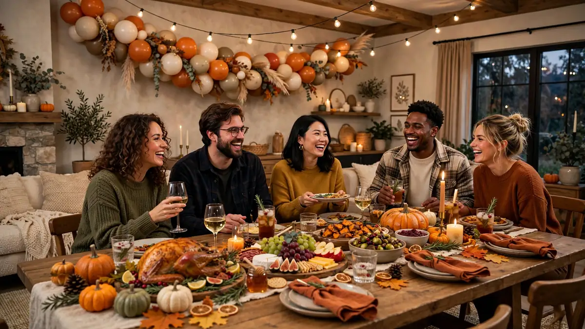 Featured image: 15 Friendsgiving Decor Ideas for a Casual Party