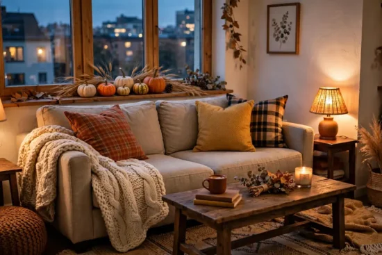 Featured image: 15 Small Apartment Fall Decor Ideas That Feel Big