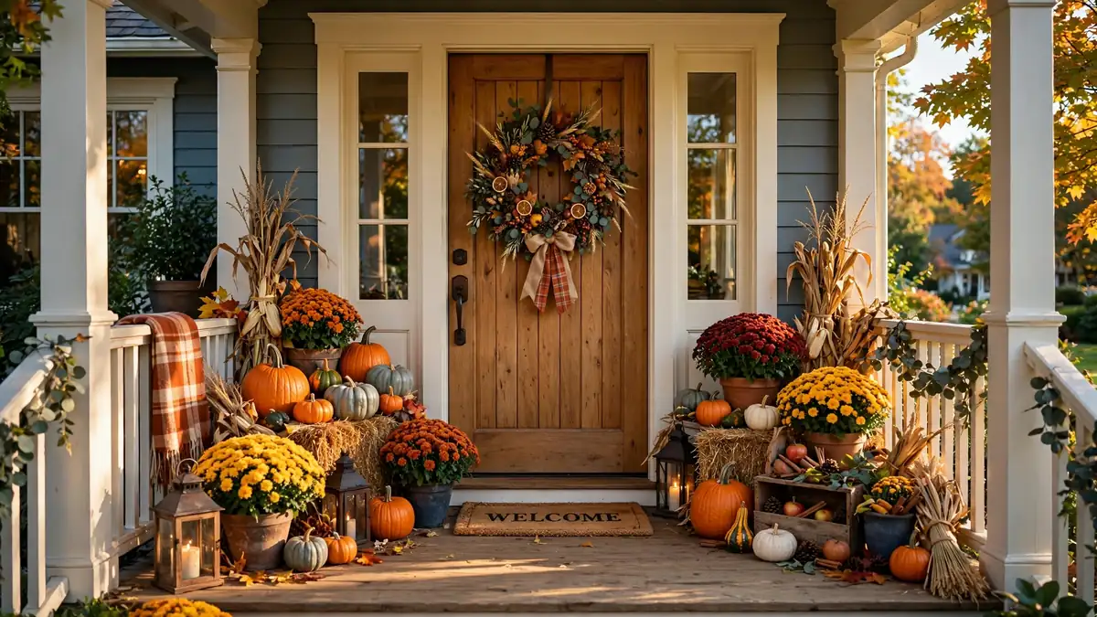 Featured image: 15 Thanksgiving Front Porch Decor Ideas for a Warm Welcome