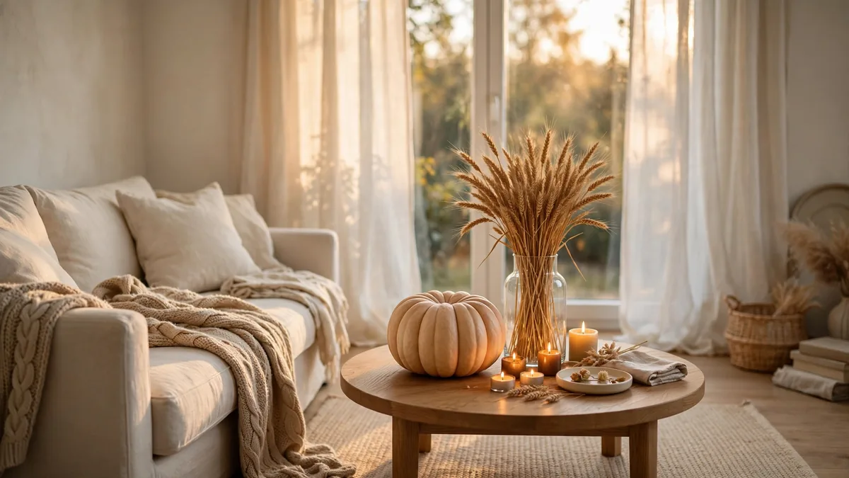 Featured image: 15 Warm Minimalist Fall Decor Ideas for a Cozy Home
