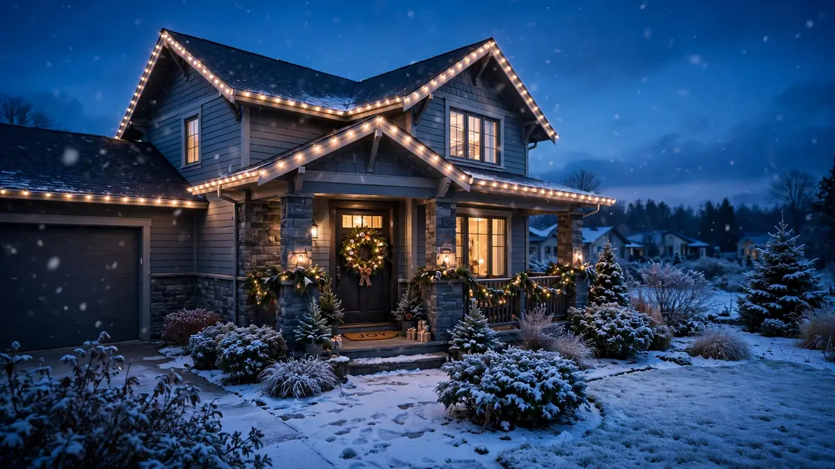 Featured image: 15 Outdoor Christmas Decor Ideas for a Magical Holiday Home