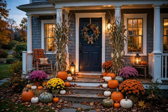 Featured image: 15 Fall Front Porch Decor Ideas for Autumn Curb Appeal