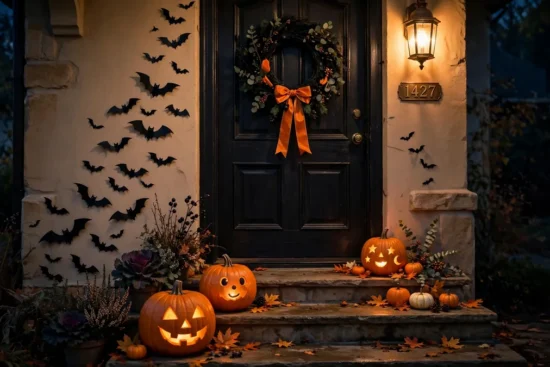 Featured image: 15 Halloween Door Decoration Ideas for a Spooky Entry