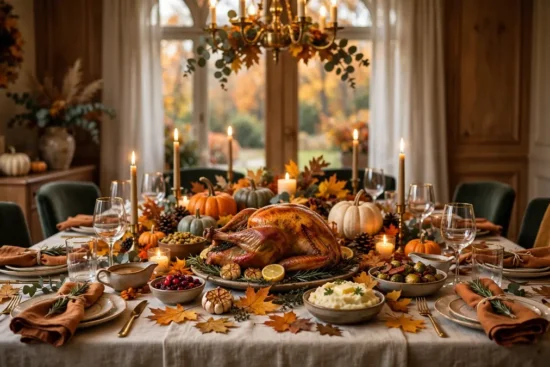 Featured image: 15 Thanksgiving Tablescape Ideas for a Beautiful Holiday Table