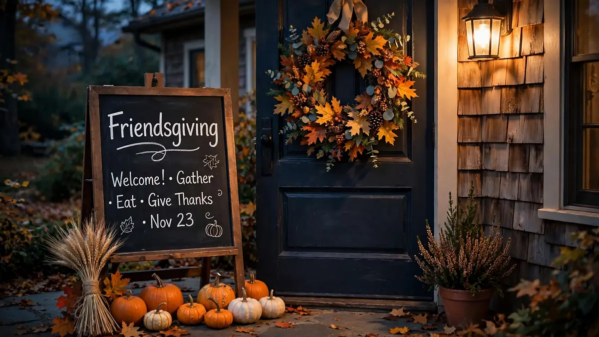 1. Welcome Sign at the Door