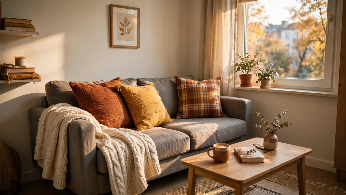 1. Swap Your Throw Pillows for Fall Textures