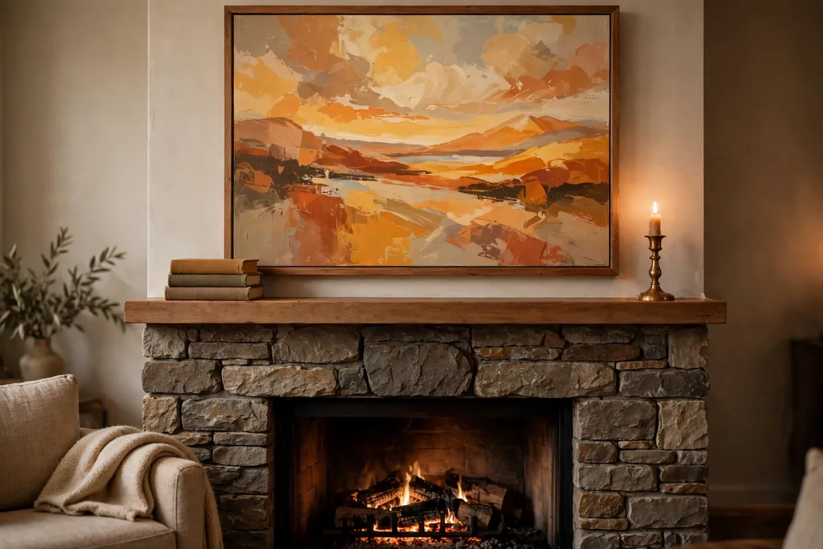 Cozy Fireplace Mantel Decor Ideas