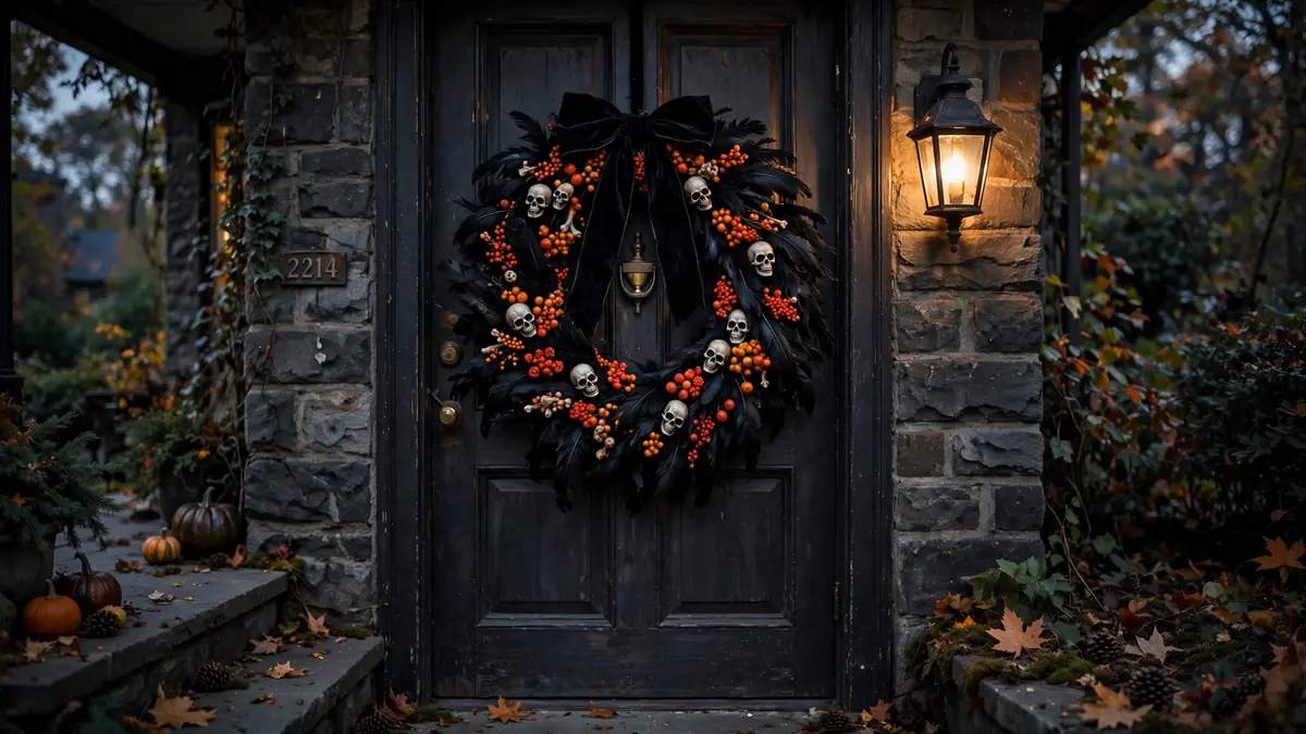 2. A Spooky Halloween Wreath