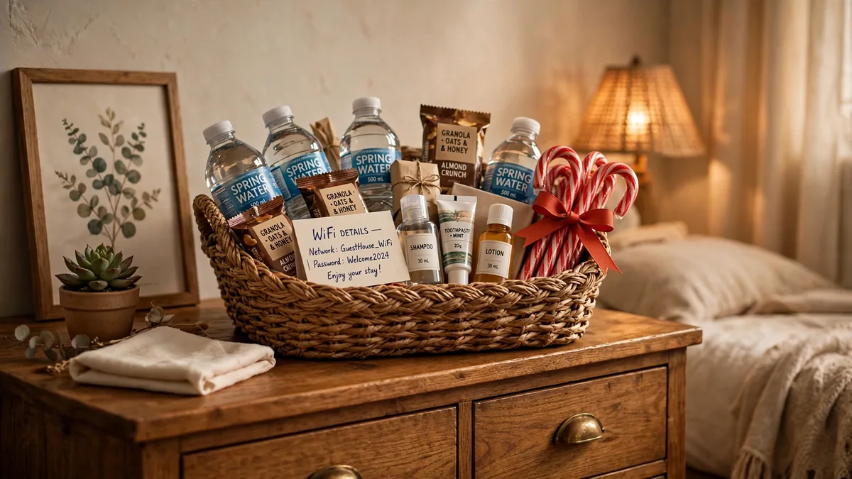 3. Build a Welcome Basket