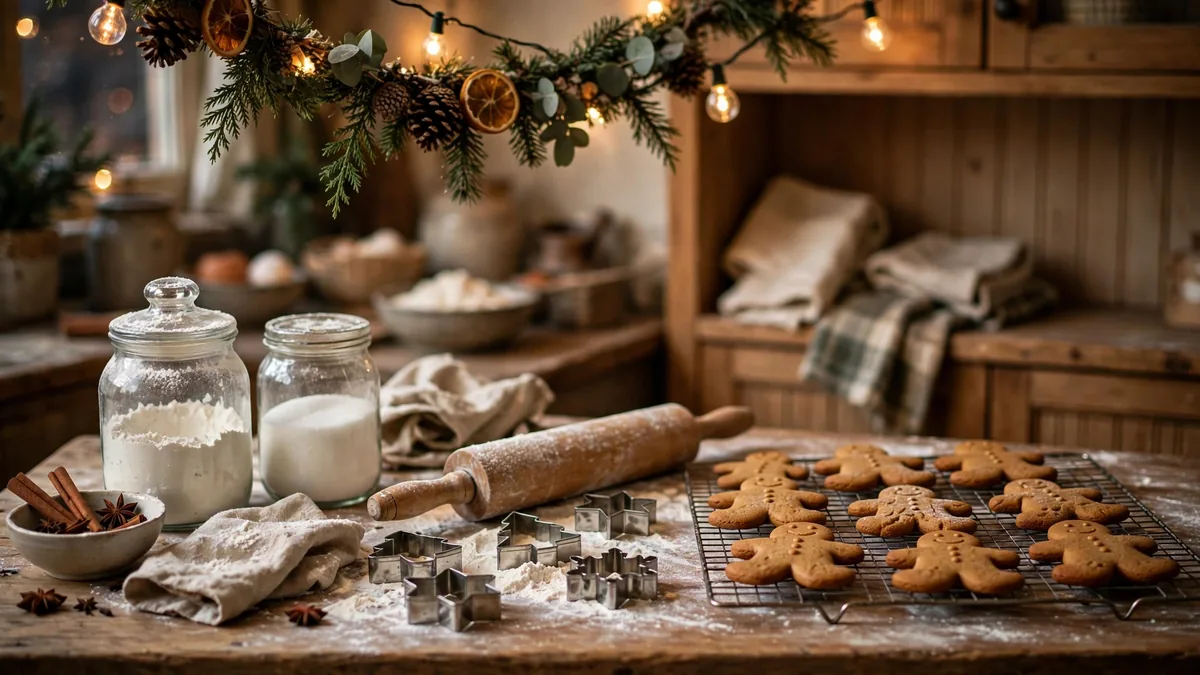 3. Set Up a Gingerbread Baking Station