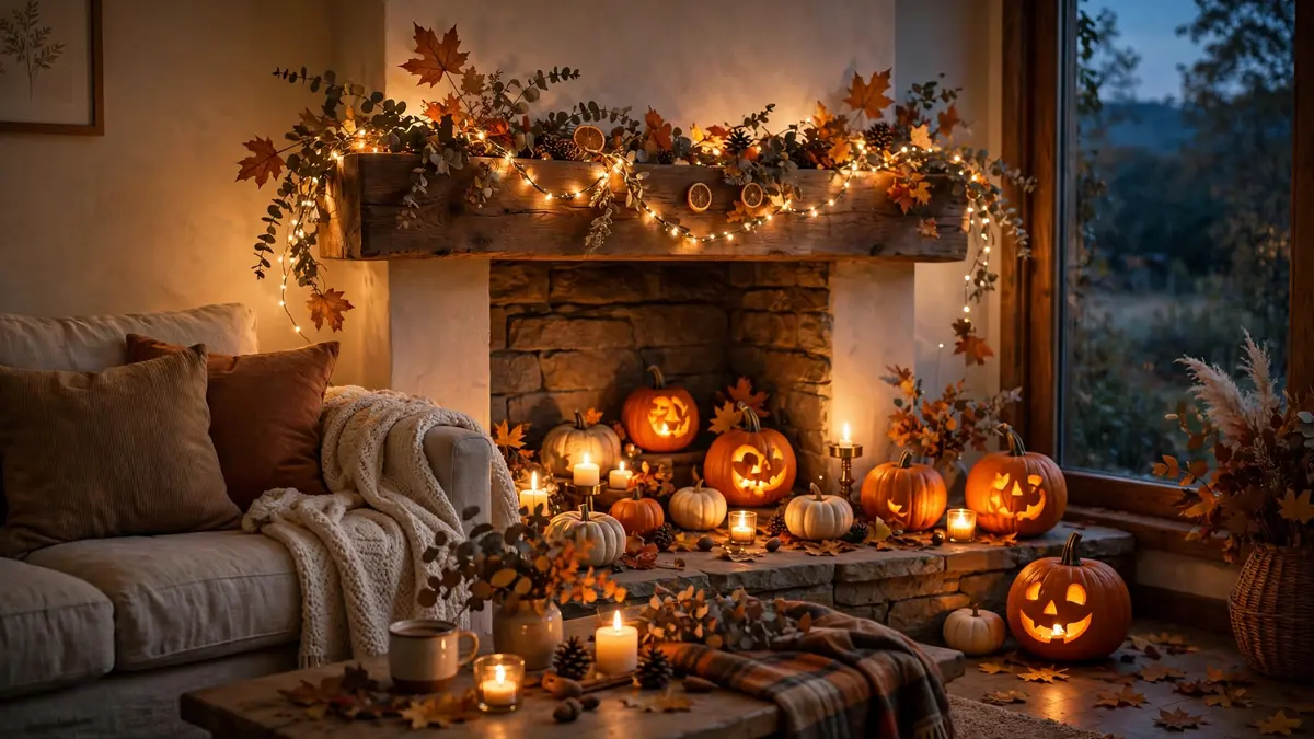 3. Add Warm String Lights for a Soft Glow