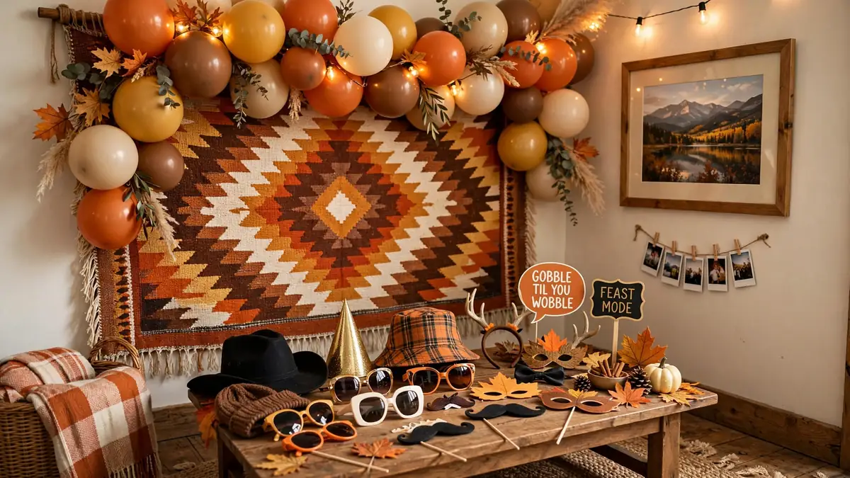 3. DIY Photo Booth Corner