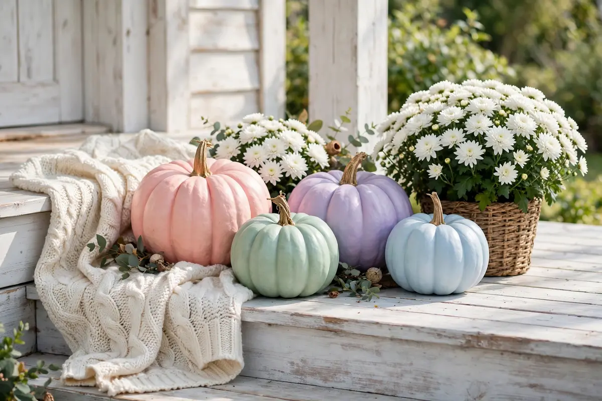4. Pastel Pumpkins