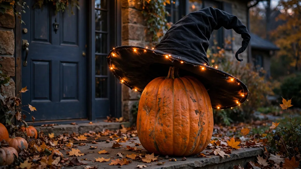 4. Witch Hat Door Topper