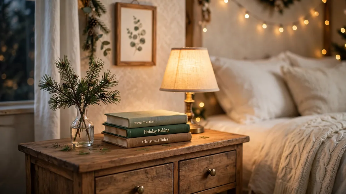 5. Add Fresh Greenery to the Nightstand