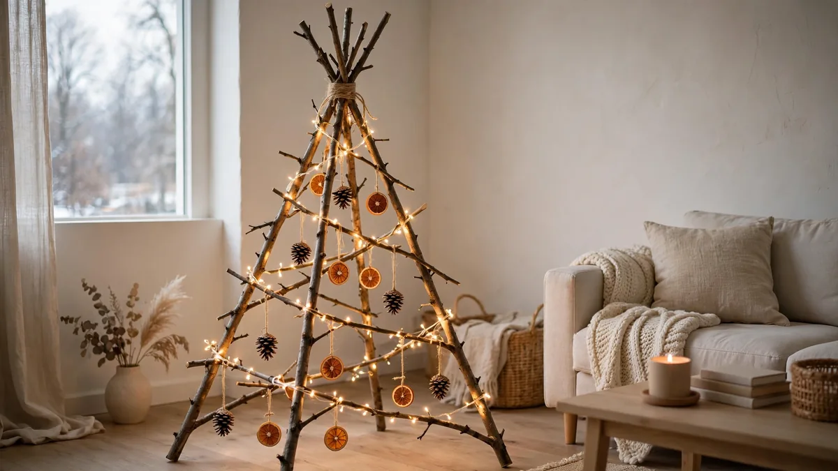 5. Twig Teepee Tree