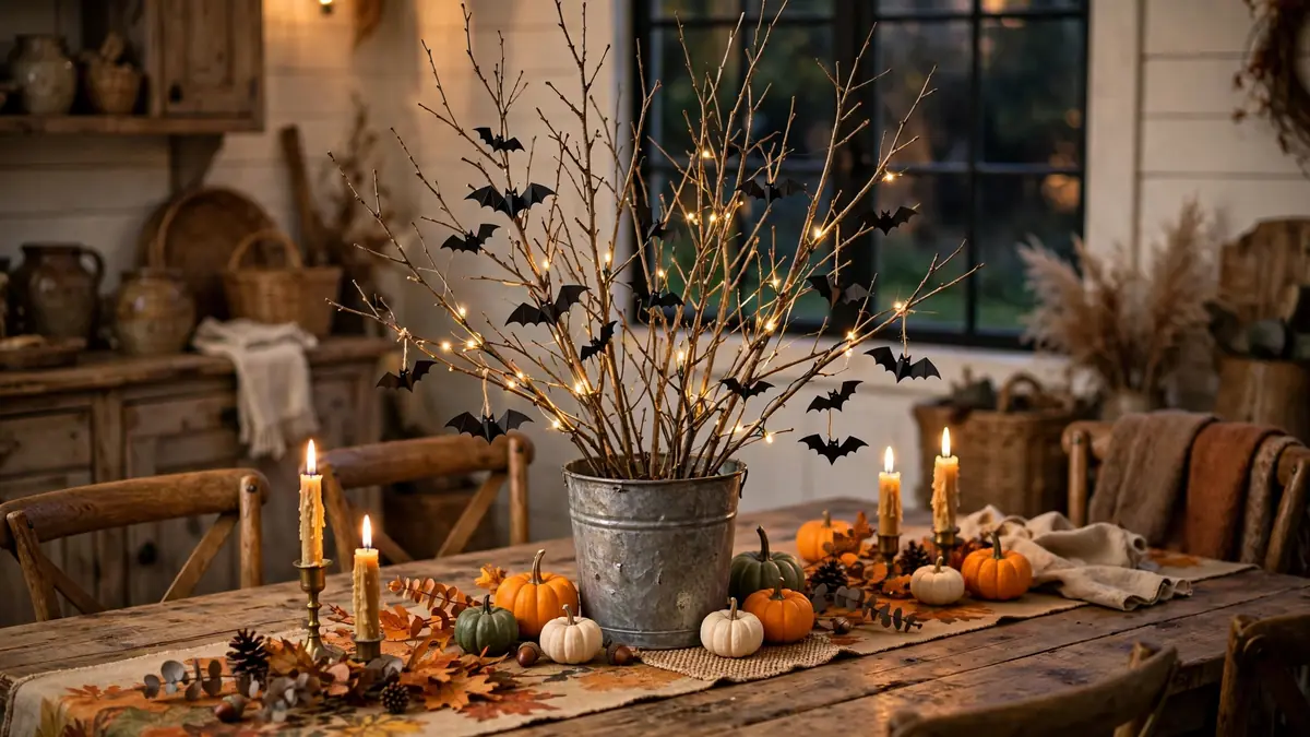 5. DIY Twig Branch Tree Centerpiece