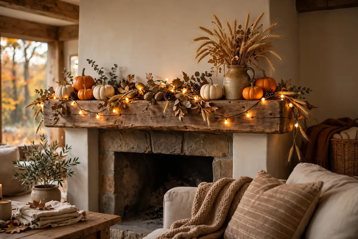 Cozy Fireplace Mantel Decor Ideas