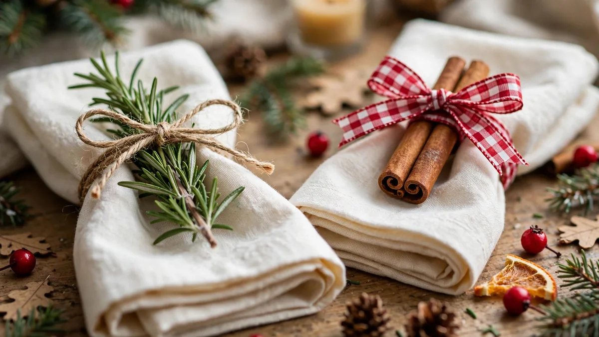 6. Make DIY Napkin Rings Guests Will Notice