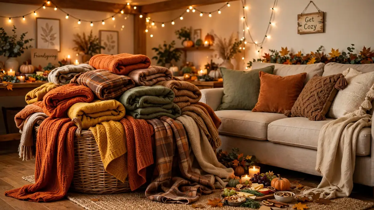 6. Cozy Blanket Basket