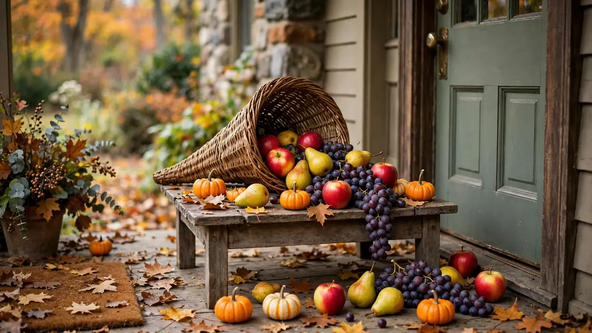 6. A Cornucopia Table by the Door
