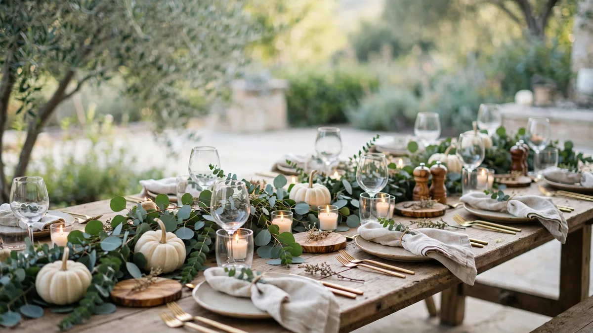 6. Eucalyptus Garland Runner