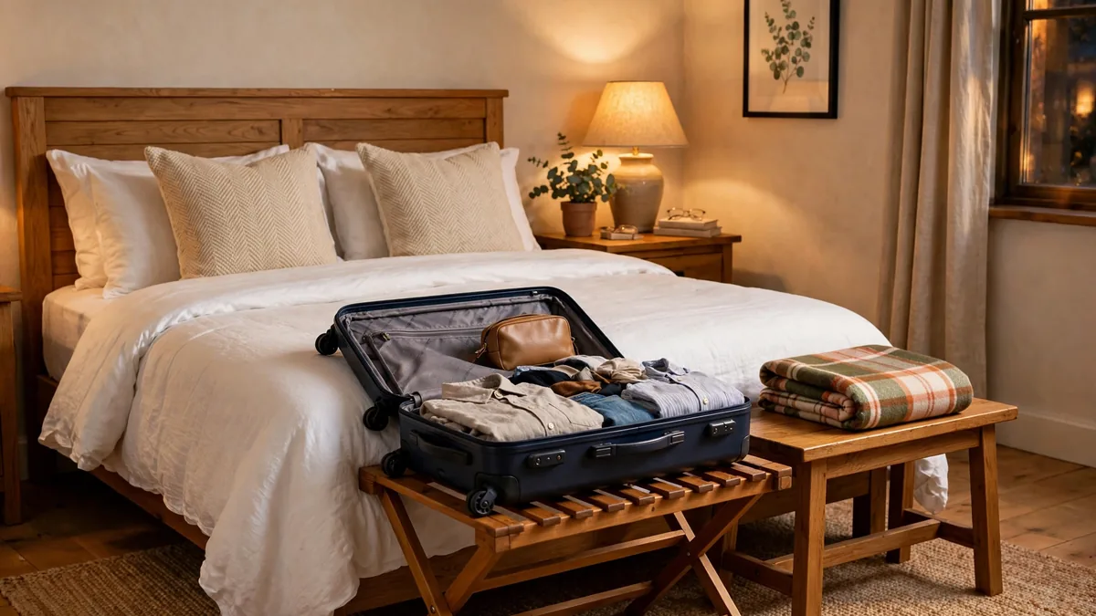 7. Give Them a Spot for the Suitcase