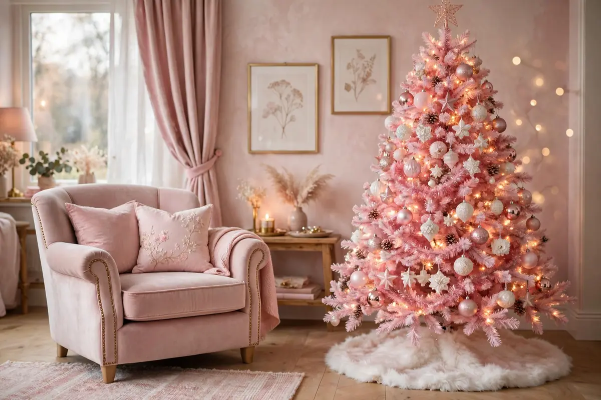 7. Pink Christmas Tree