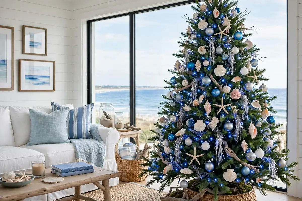 8. Blue and Silver Coastal Tree
