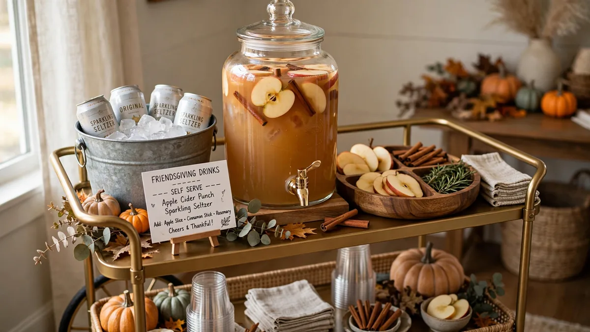 8. Self-Serve Drink Station