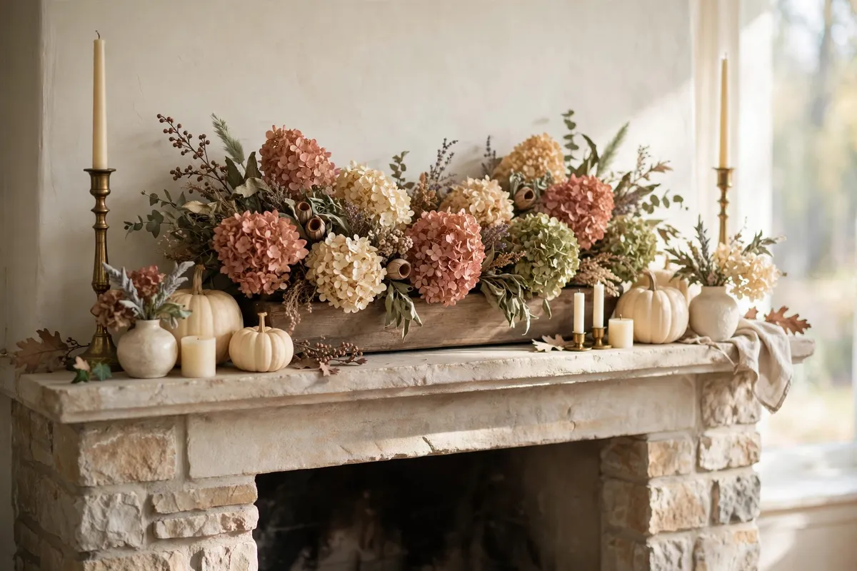 8. Dried Hydrangea Elegance