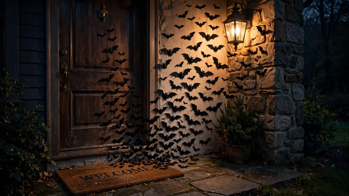 8. Bat Swarm Wall Decals