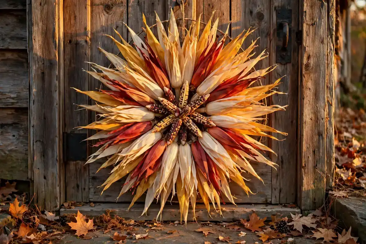 8. Corn Husk Wreath