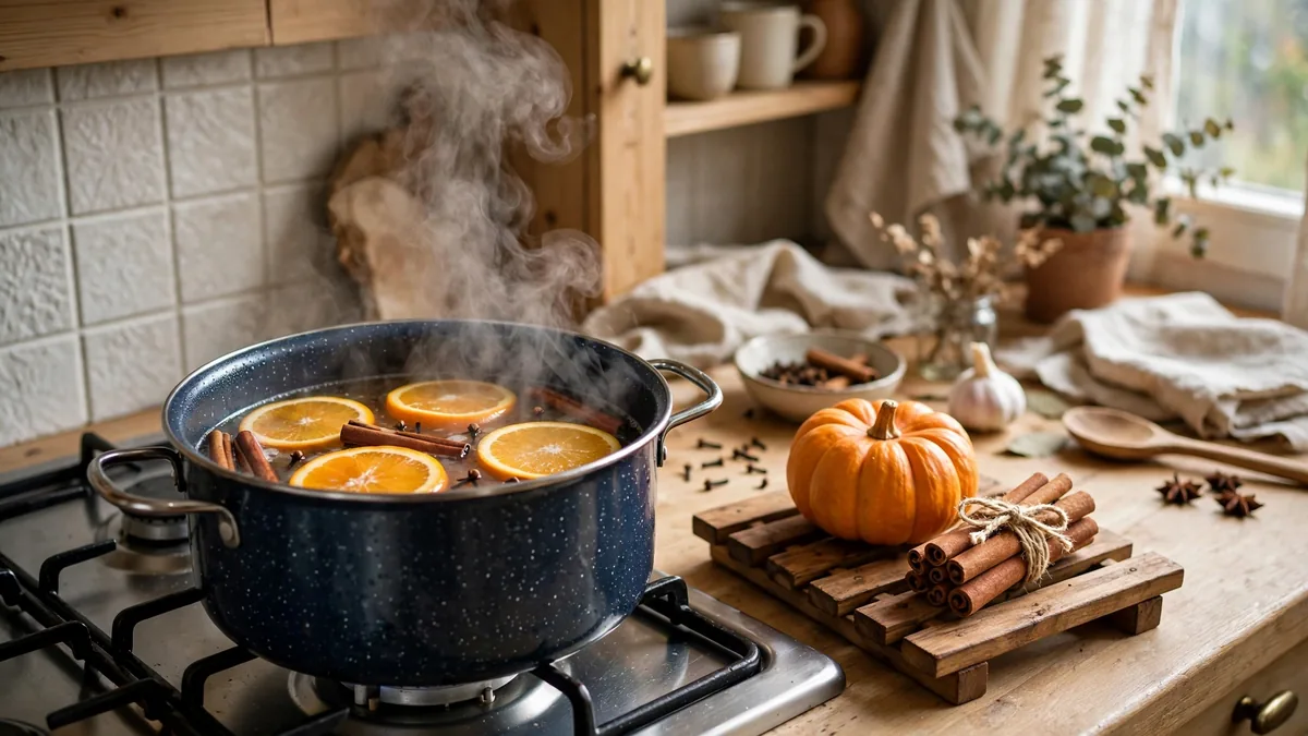 9. Simmer Cinnamon on the Stove