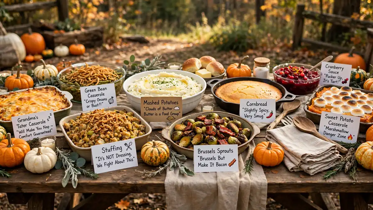 9. Potluck Dish Labels With Personality