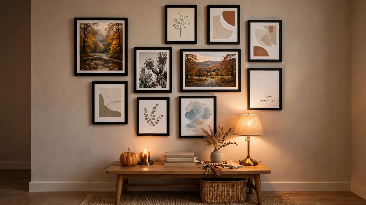 9. Swap Art Prints for Autumn Scenes